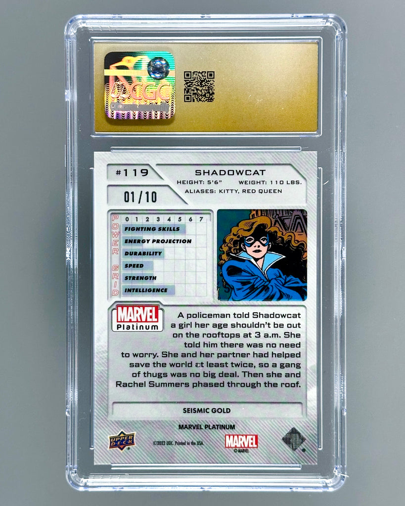2024 Marvel Platinum Shadowcat - CGC 10