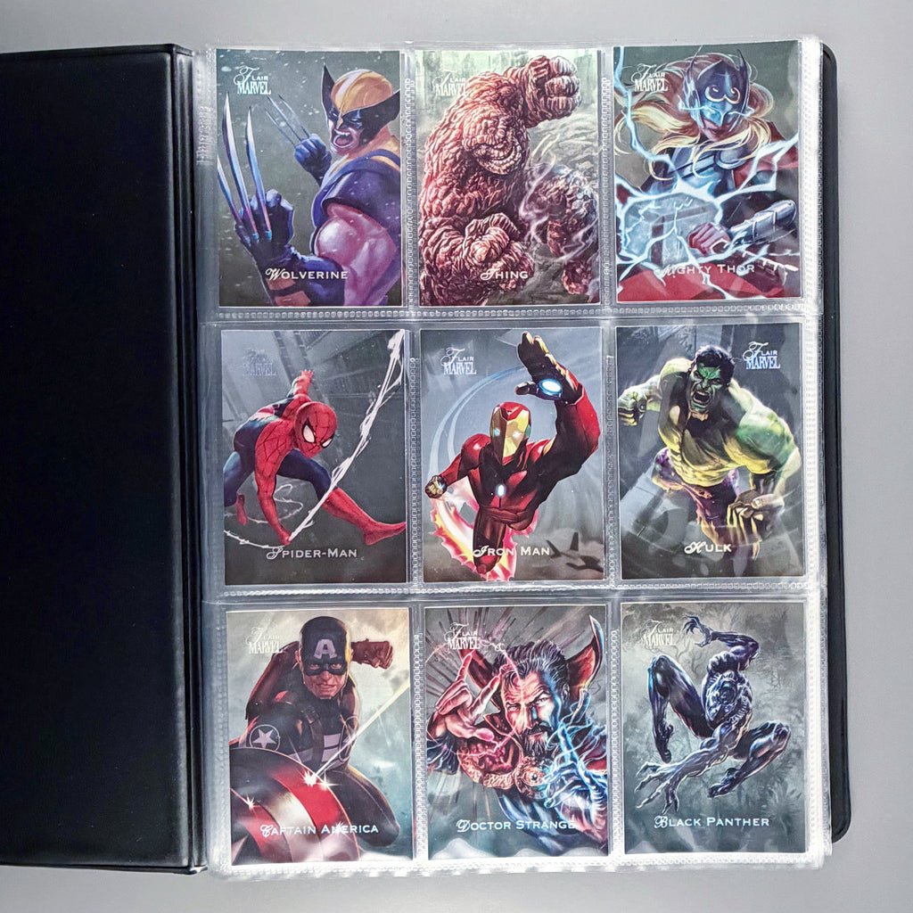 2023 UD Marvel Flair Silver Parallel Complete Set 90 Cards