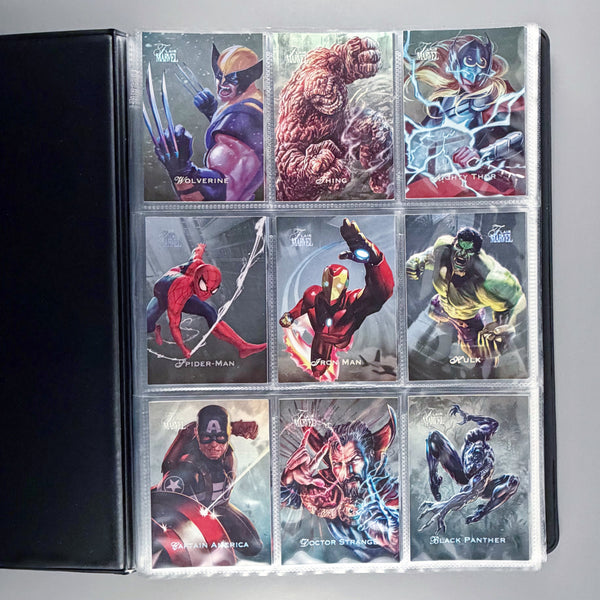 2023 UD Marvel Flair Silver Parallel Complete Set 90 Cards