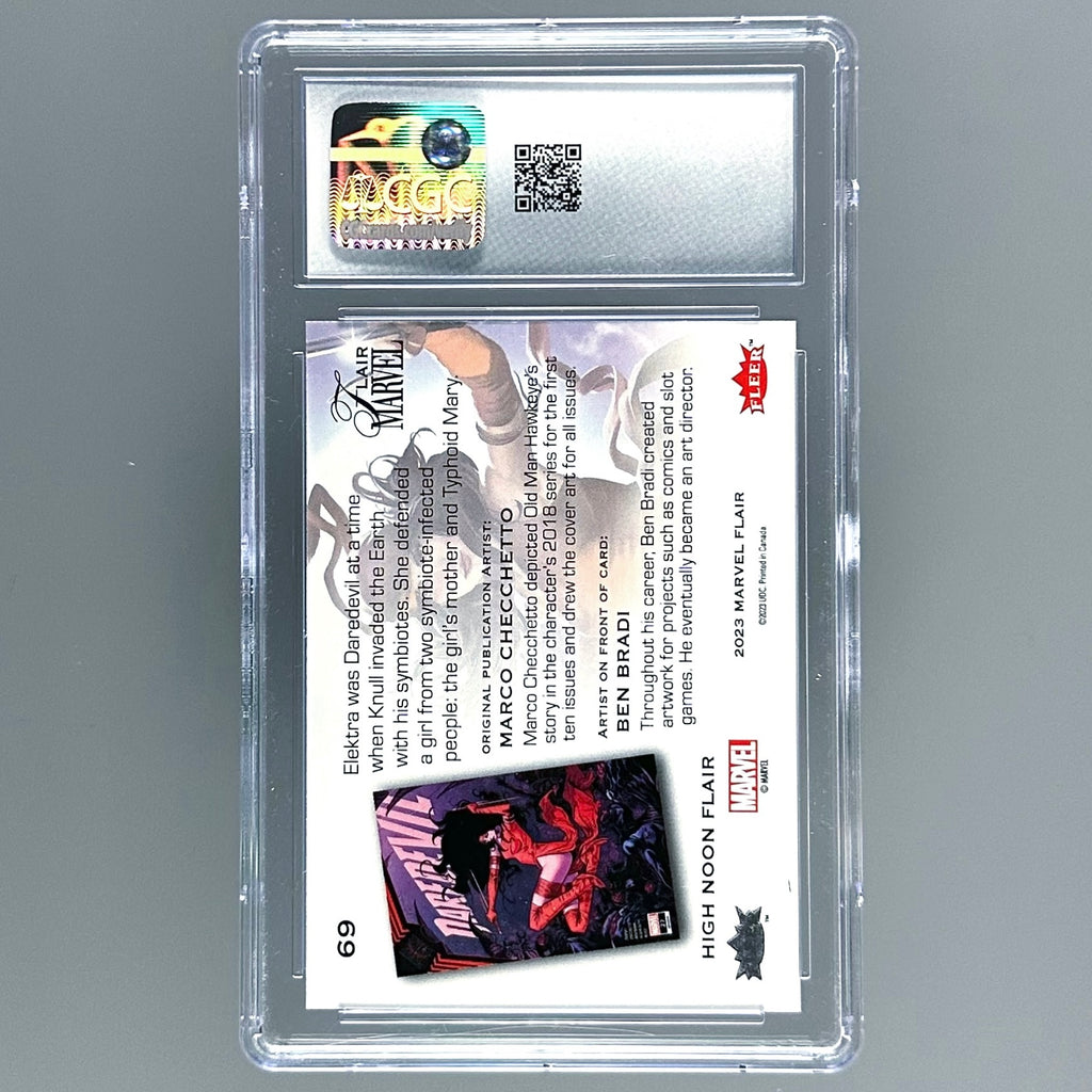 2023 Marvel Flair Elektra CGC 10