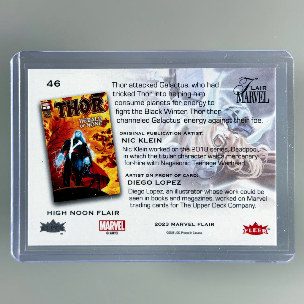 2023 Marvel Flair High Noon - Thor