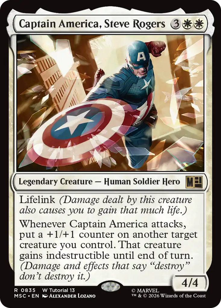 Captain America - Marvel Super Heroes 20 card deck