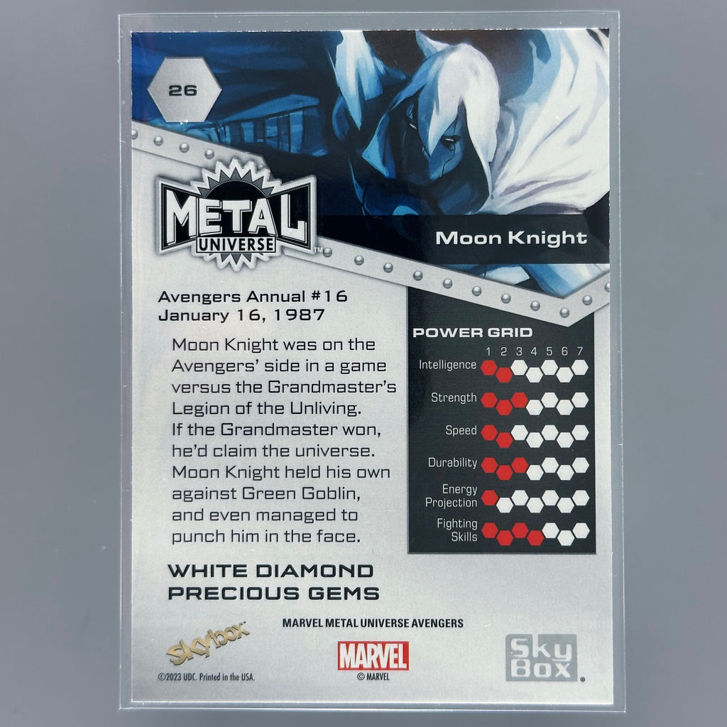 2024 Avengers Metal Moon Knight PMG White