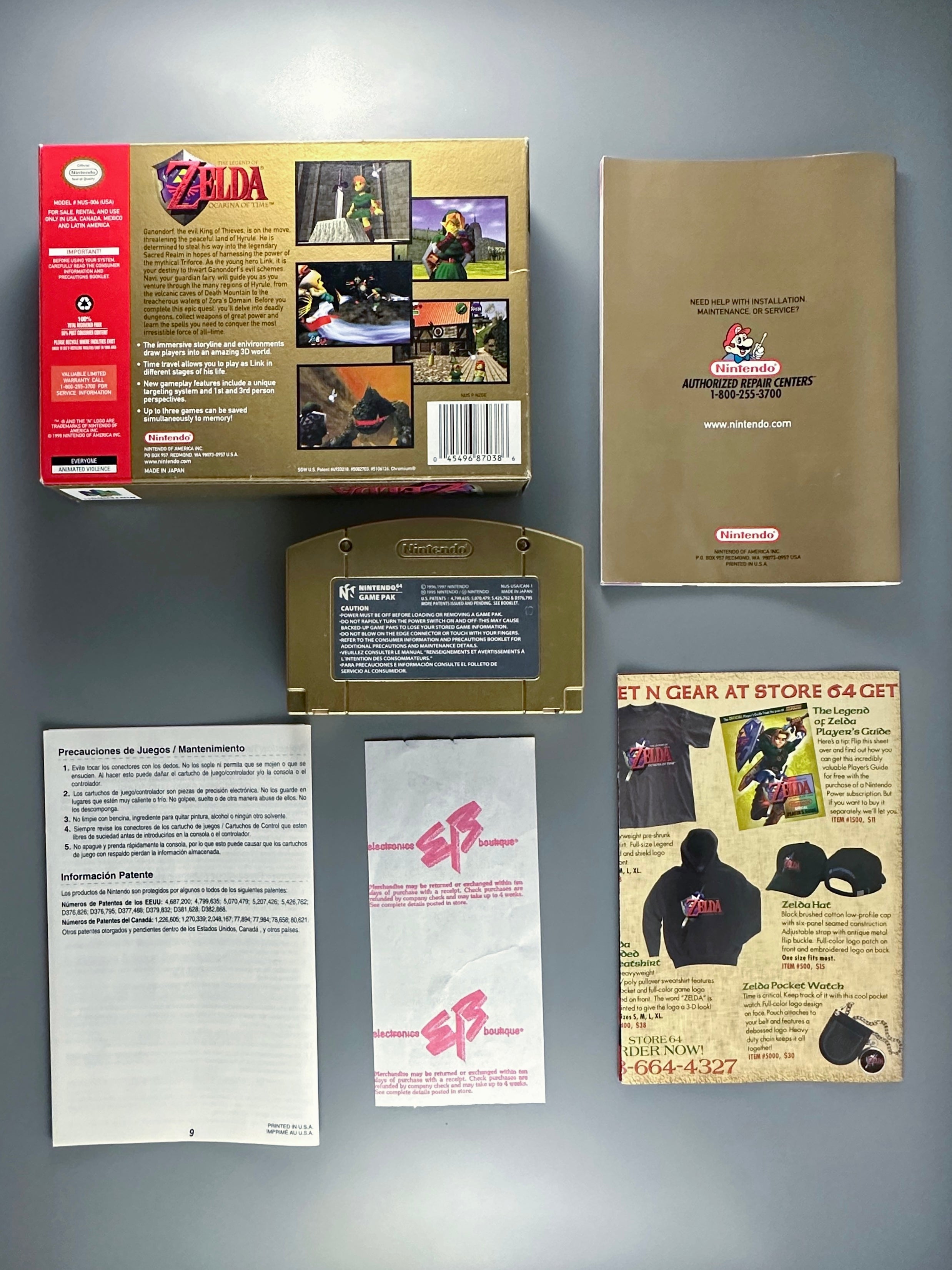 Zelda Ocarina Of Time Legend Of Zelda Gold N64 The Legend Of Zelda