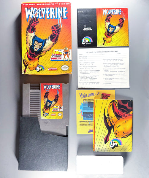 NES Wolverine Comic & Card Lot