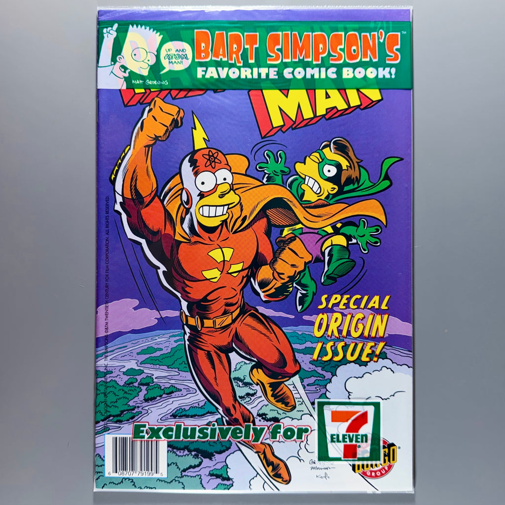 The Simpsons Radioactive Man #711 Comic 7-11 Promo