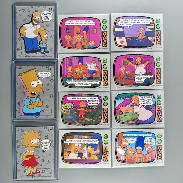 1990 Topps Simpsons Card & Sticker Lot