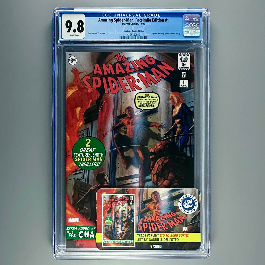 Amazing Spider-Man Dell Otto Facsimile Edition CGC 9.8