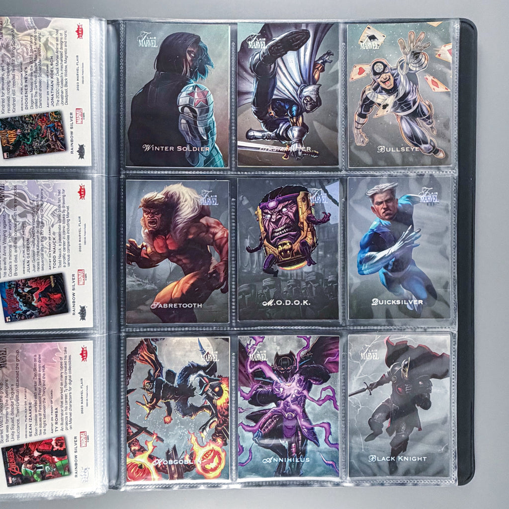 2023 UD Marvel Flair Silver Parallel Complete Set 90 Cards