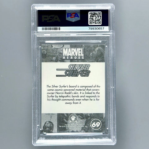2008 Marvel Preziosi Silver Surfer 69 - PSA 10