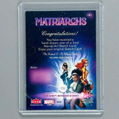 Blank - Marvel Matriarchs Sketch Card