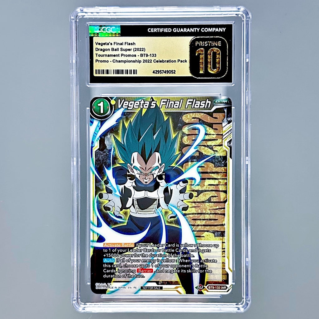 2022 Championship Celebration Pack Vegeta’s Final Flash CGC 10