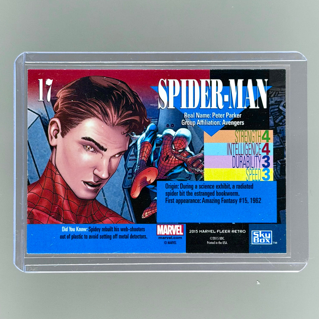 2015 Marvel Fleer Retro Spider-Man #17