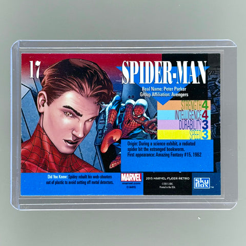 2015 Marvel Fleer Retro Spider-Man #17