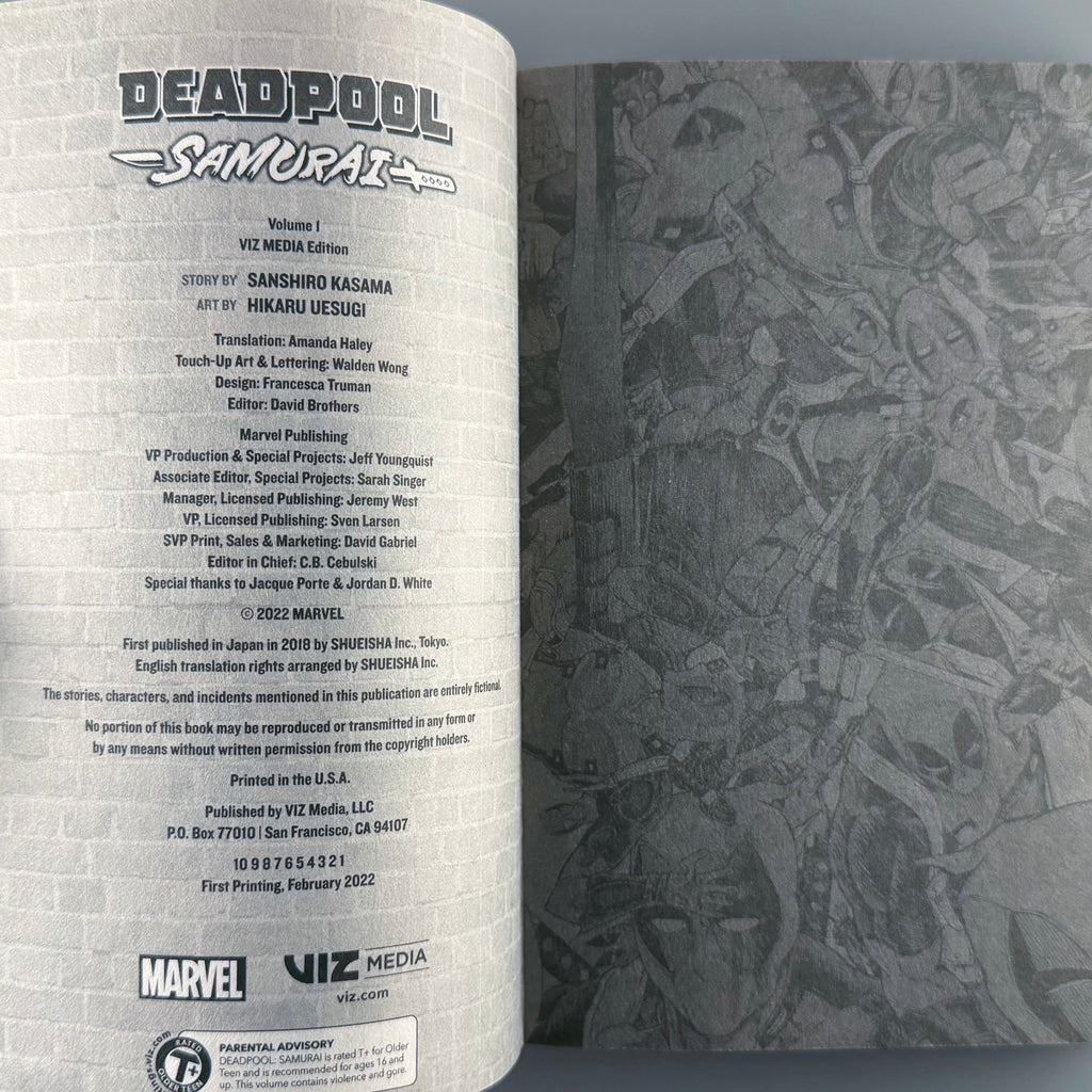 Deadpool Samurai Volume 1 & 2 - Manga
