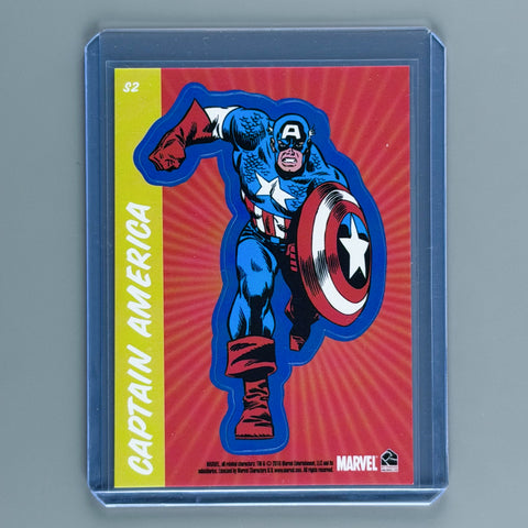 Captain America 2010 Rittenhouse 70th Anniversary Sticker #S2