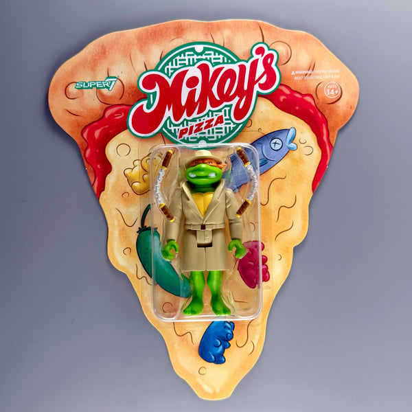 Super7 Teenage Mutant Ninja Turtles TMNT Mikeys Pizza Undercover Mikey Figure