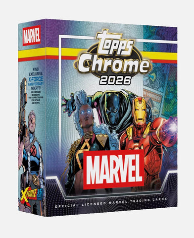 Topps Chrome Marvel Trading Card Mega Box