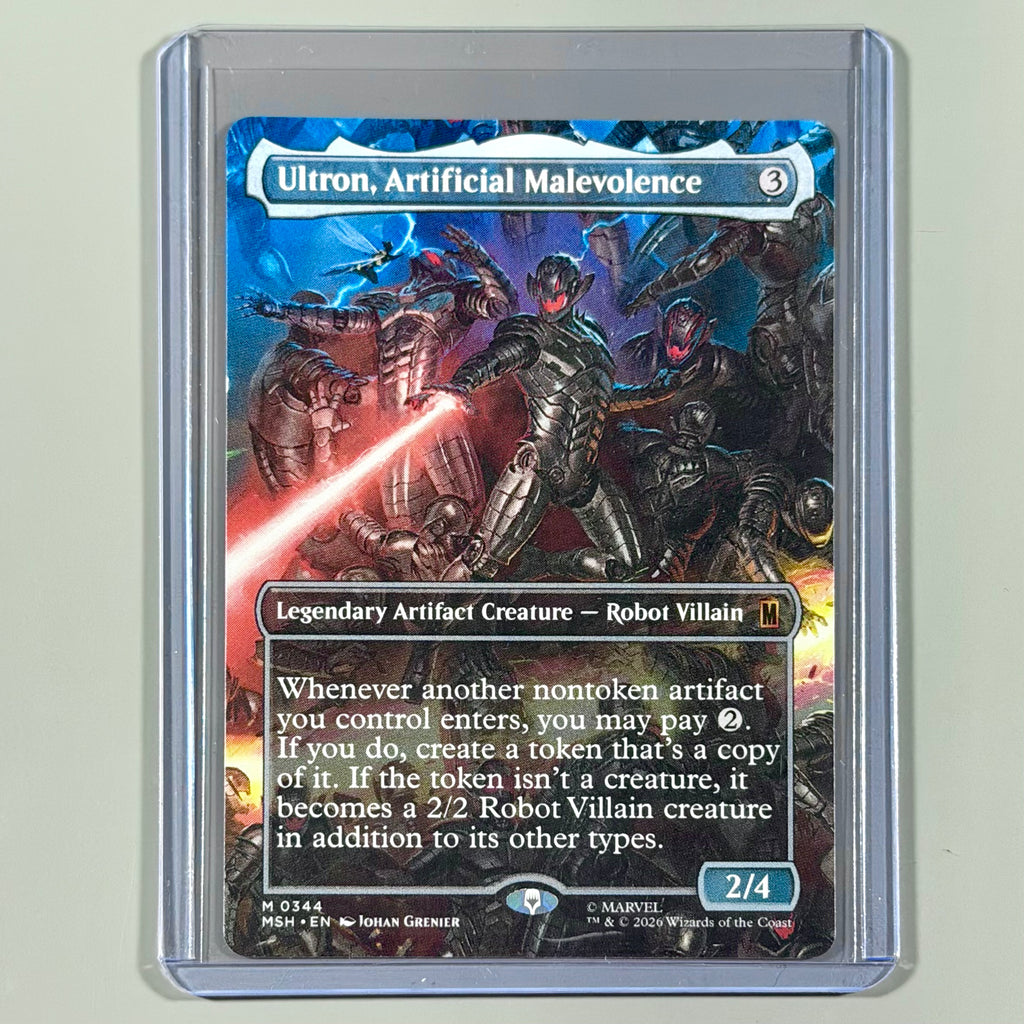 Ultron, Artificial Malevolence - Marvel Super Heroes (MSH) Borderless