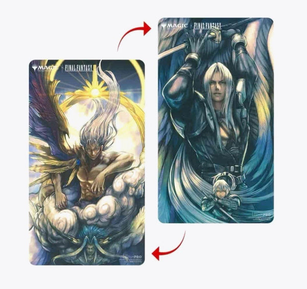 Ultra Pro Gaming Playmat Magic the Gathering Sephiroth, Fabled SO Sephiroth, One-Winged Angel Double Sided Playmat