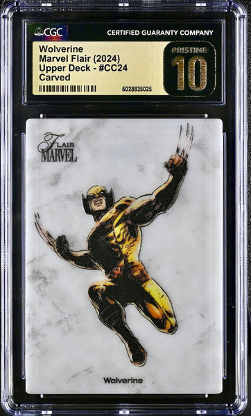 2024 Marvel Flair Wolverine Carved - CGC 10