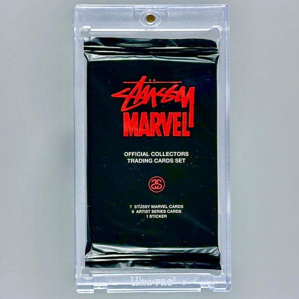 Stussy Marvel Official Collectors Trading Card Promo Set Sealed Pack with Case