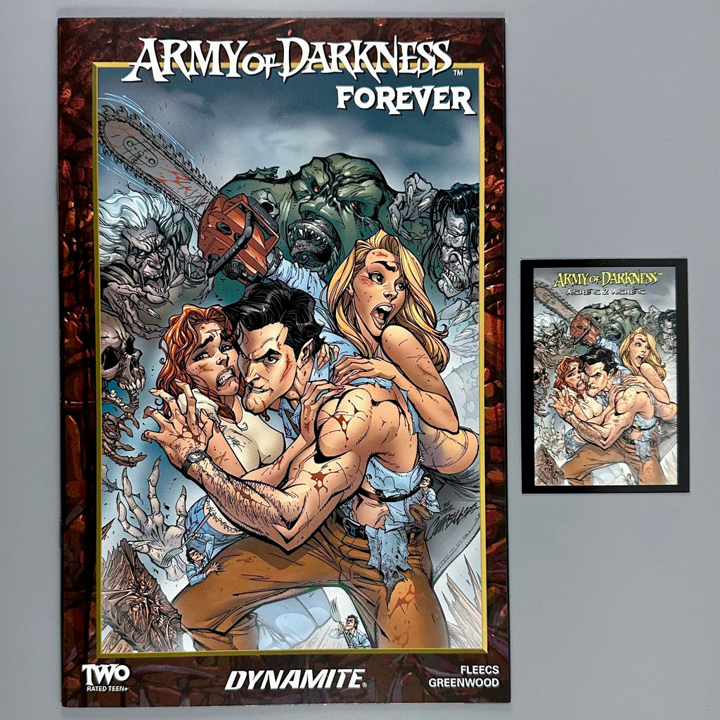 Amry of Darkness Forever 2 Campbell Comic & Card