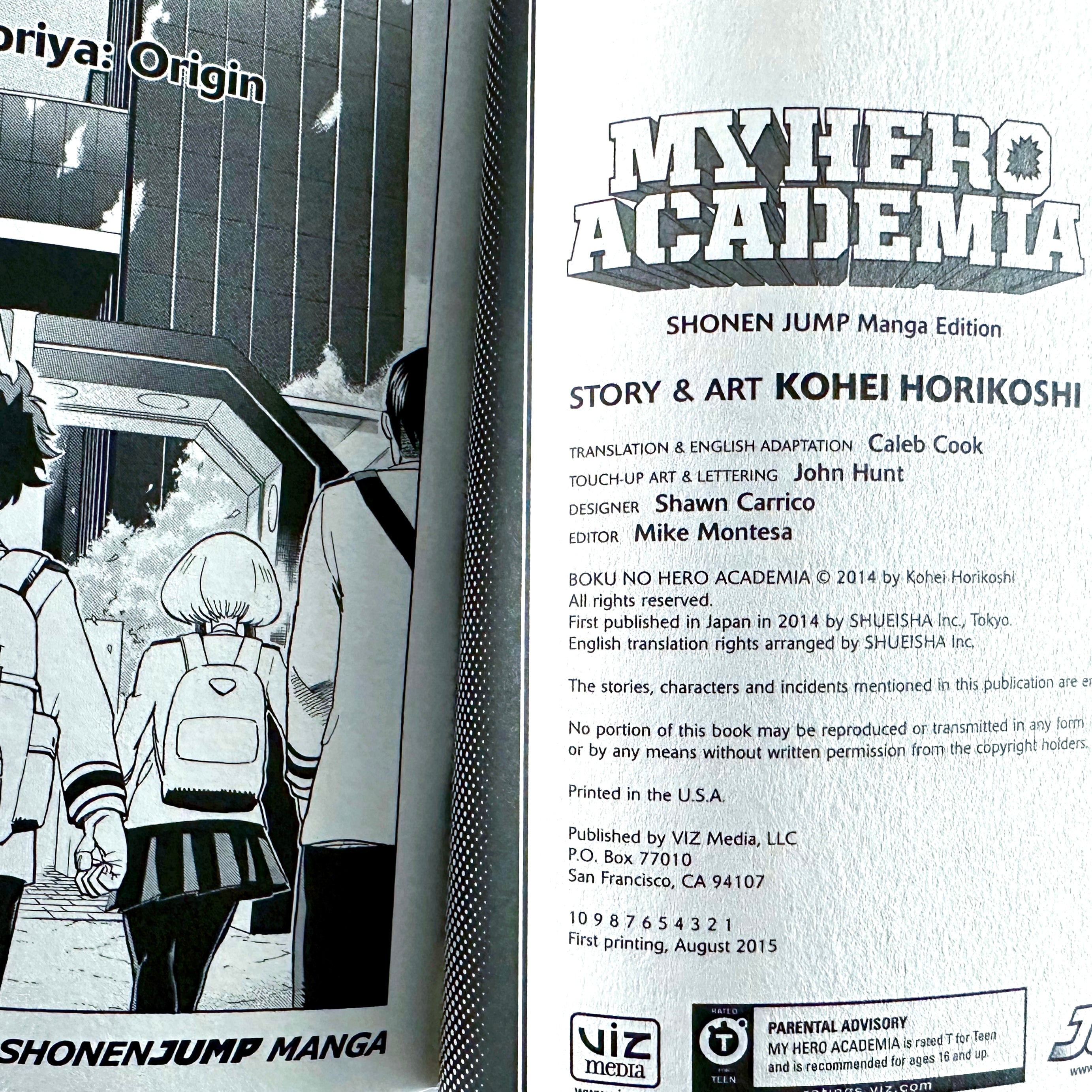 JAPAN Kouhei Horikoshi: My Hero Academia Official Character Book