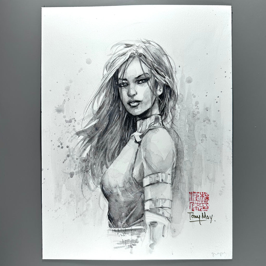 Psylocke - Tony Moy Original Art