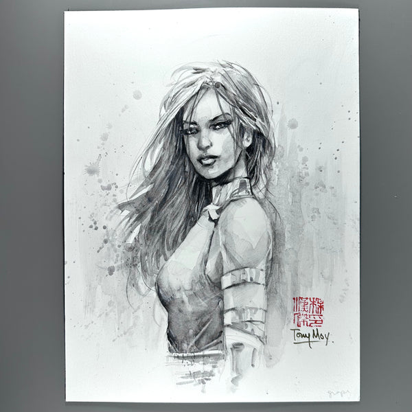 Psylocke - Tony Moy Original Art