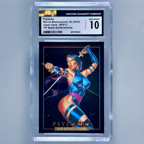 Psylocke VIP Black Achievement VIP2 CGC 10
