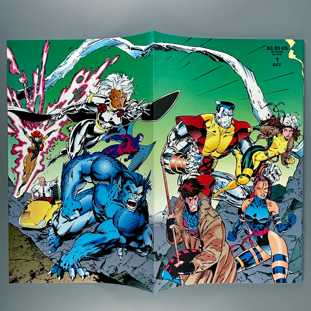 X-Men 1 Gatefold Cover - Comic & Card Combo