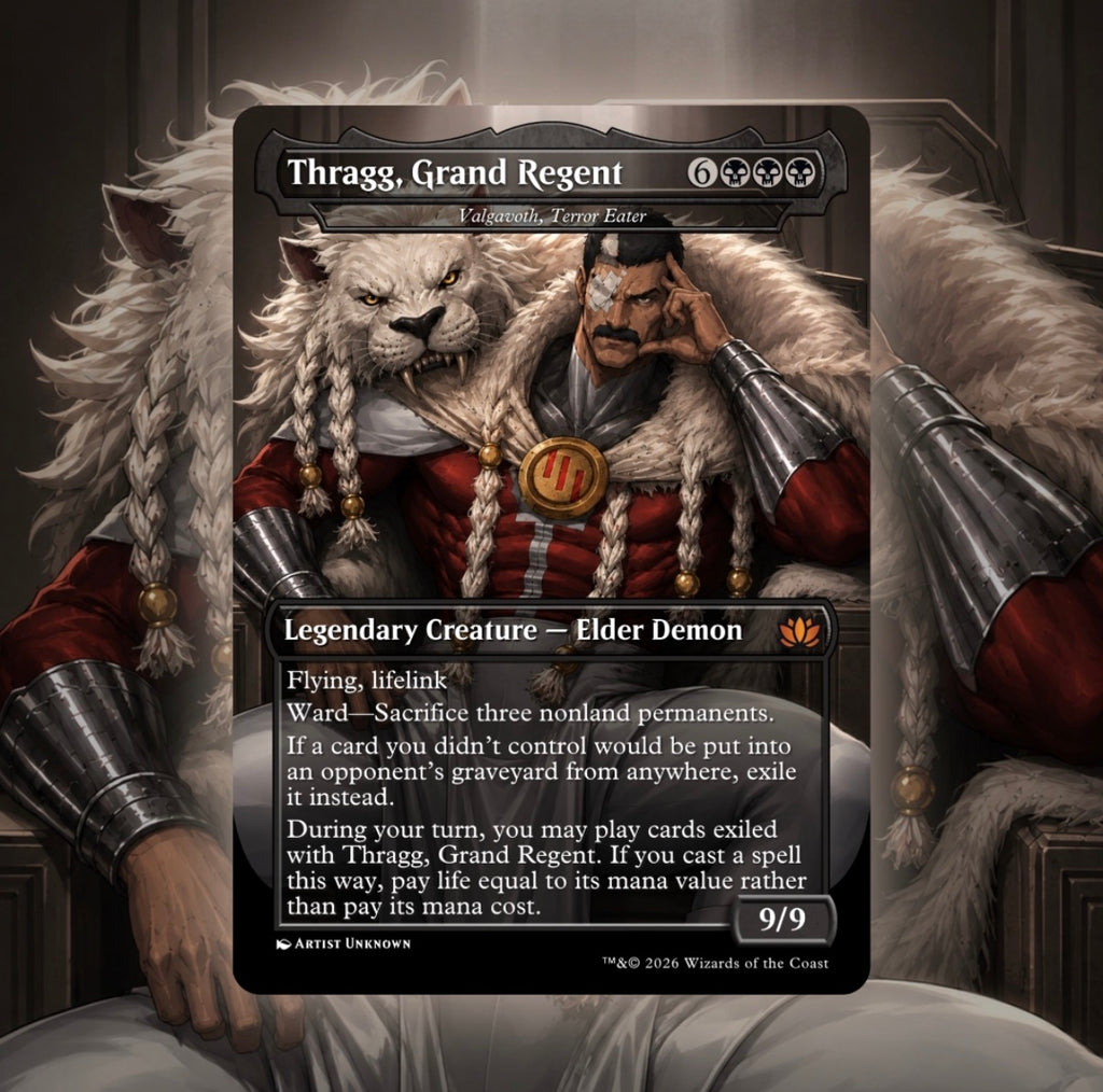 Thragg Invincible MtG Proxy