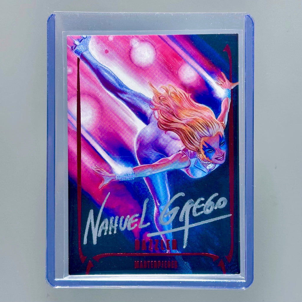 2025 Marvel Masterpieces Dazzler Timeless Red Autograph