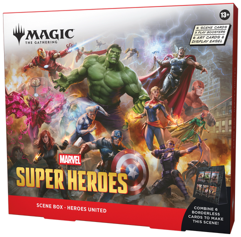 Magic The Gathering Marvel Super Heroes Heroes Scene Box