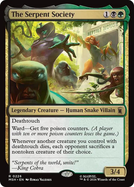 The Serpent Society - Marvel Super Heroes (MSH)