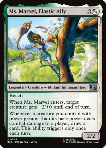 Ms. Marvel, Elastic Ally - Commander: Marvel Super Heroes (MSC)