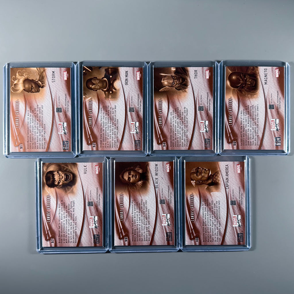 '22 Masterpiece Canvas Gallery Lot x7