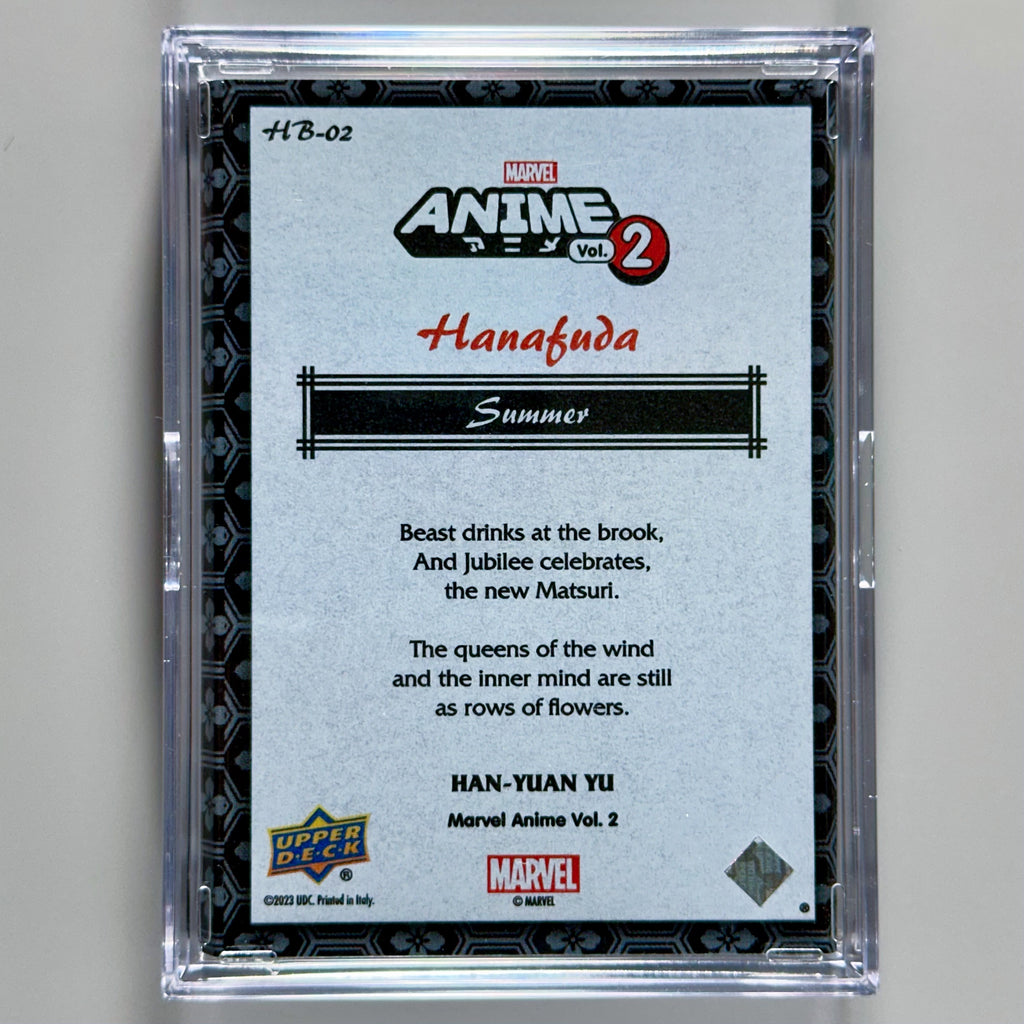 2023 Marvel Anime 2 X-Men Hanafuda Booklet