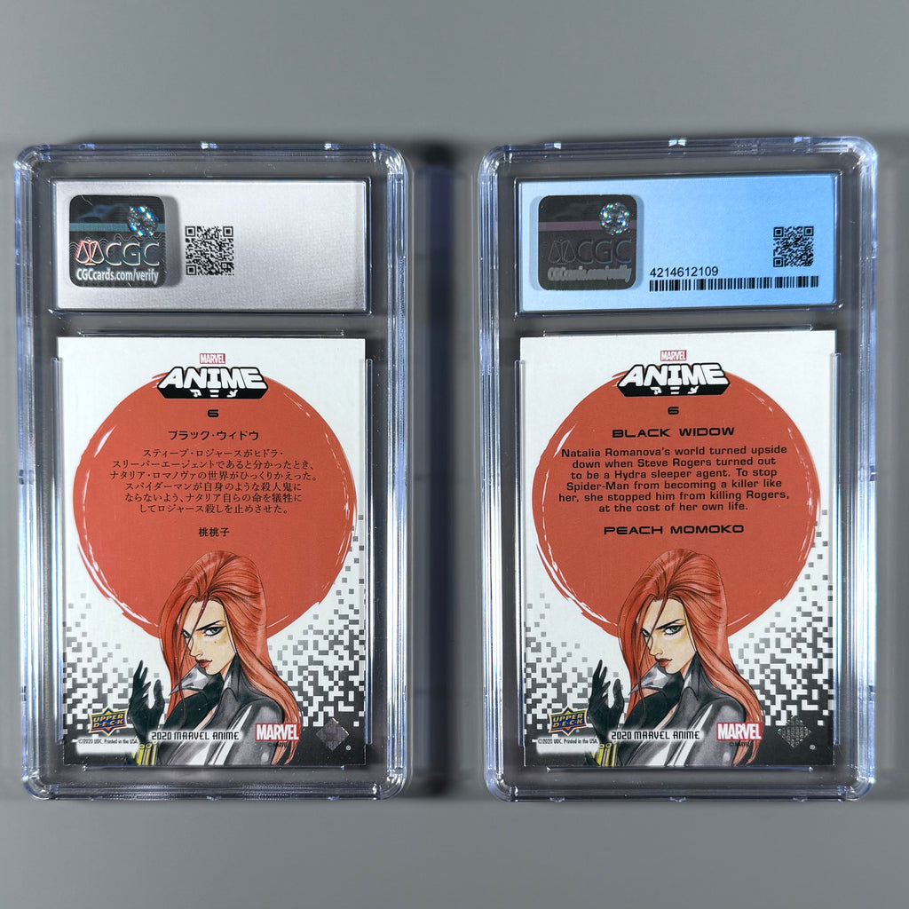 2020 Marvel Anime Black Widow CGC 10 lot
