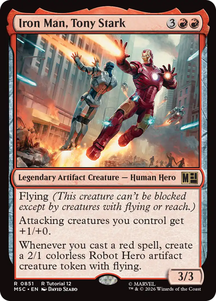 Iron Man - Marvel Super Heroes 20 card deck