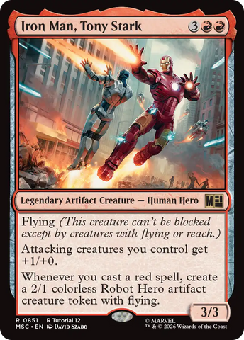 Iron Man - Marvel Super Heroes 20 card deck