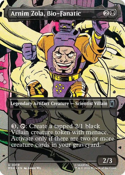Arnim Zola, Bio-Fanatic (Borderless) - Marvel Super Heroes (MSH)