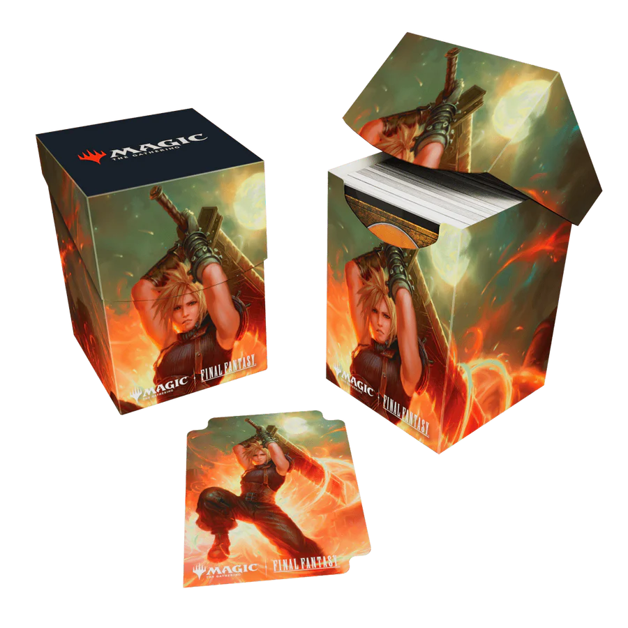 Magic: The Gathering FINAL FANTASY Cloud, Ex-SOLDIER (Commander) 100+ DECK BOX