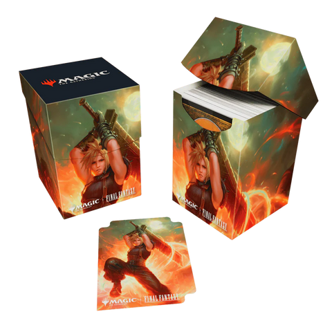 Magic: The Gathering FINAL FANTASY Cloud, Ex-SOLDIER (Commander) 100+ DECK BOX