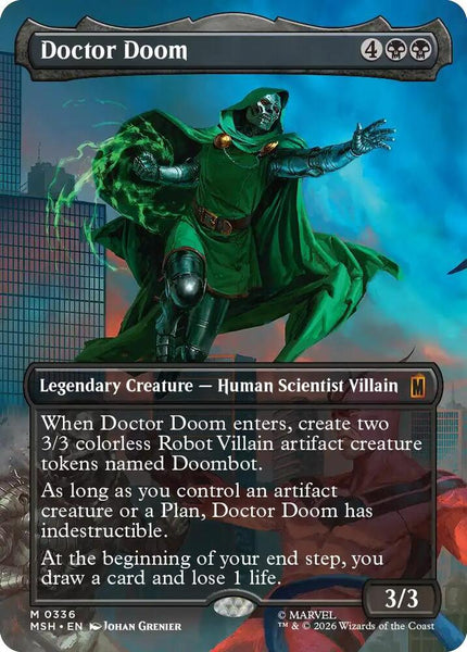 Doctor Doom (Borderless) (0336) - Marvel Super Heroes (MSH)
