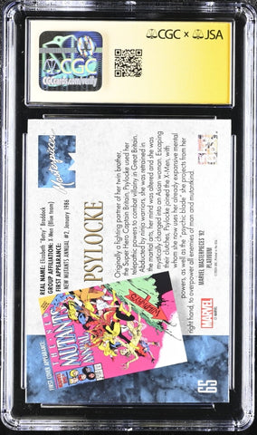 Psylocke #65 Marvel Masterpieces '92 CGC Authentic Signed by Joe Jusko