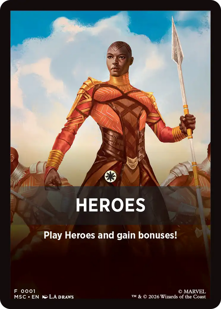 Heroes - Marvel Super Heroes 20 card deck