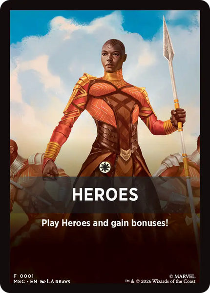 Heroes - Marvel Super Heroes 20 card deck