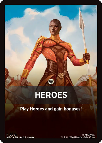 Heroes - Marvel Super Heroes 20 card deck